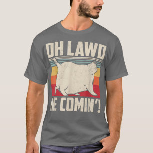 Chonk Cat Scale Meme Funny Retro Style  Cat T-shirt