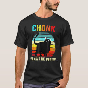 Chonk Kat Schaal Meme - Retro Stijl Katten Memen T-shirt