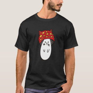 Chonk Kitty Schattig Klein Mushi Kitty Klein Padde T-shirt