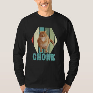 Chonk Retro Fat Cat Memes  Cats Veterinaria T-shirt