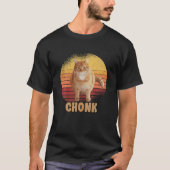 Chonk  Scale Cat Meme | Kat-mam | Kat-pap | T-shirt (Voorkant)