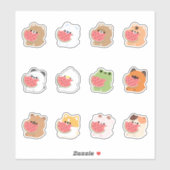 Chonky Animals Watermelon Sticker (Vel)