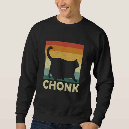 Chonky Cat Meme Cat Owner Chonk Cat Trui (Voorkant)