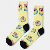 Chonky Pansexual Frog Pride Socks | Cute Pan Pride Sokken (Links)