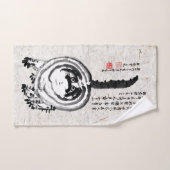 Chonky rayé japonais Tabby Chat (Serviette à main)