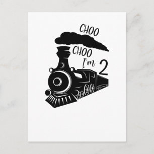 Choo Choo Ik ben 2, 2e verjaardag, Train Boy Briefkaart