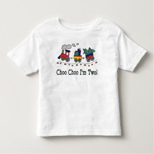 Choo Choo je suis T-shirt de deux anniversaires