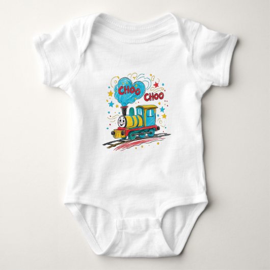 Choo Choo Speelgoed Train Baby Outfit Romper (Voorkant)