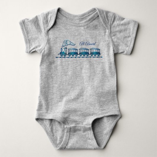Choo Choo Train Baby Bodysuit (Voorkant)