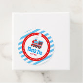 Choo Choo Train Birthday Baby shower Bedankjes Labels (In situ)
