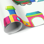 Choo Choo Train Cadeaupapier (Rol Hoek)
