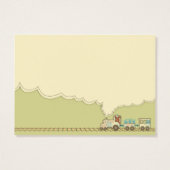 Choo Choo Train Gift Label Visitekaartjes (Achterkant)