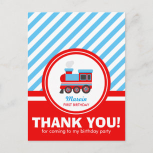 Choo Choo Train Hartelijk dank Briefkaart