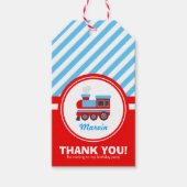 Choo Choo Train Hartelijk dank Cadeaulabel (Voorkant)