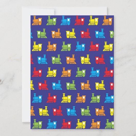 Choo Choo Train Kaart (Achterkant)