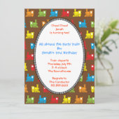 Choo Choo Train Kaart (Staand voorkant)