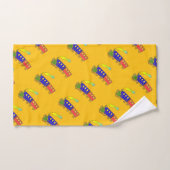 Choo Choo Train Kinder Geel Bad Handdoek (Handdoek)