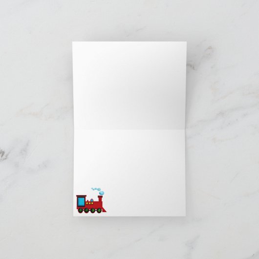 Choo Choo Train Merci Cartes De Notes (Intérieur)