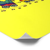 Choo Choo Train-Poster tot 15x15 Poster (Hoek)