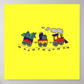 Choo Choo Train-Poster tot 15x15 Poster (Voorkant)
