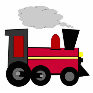 Choo Choo Train Sculpture Staand Fotobeeldje