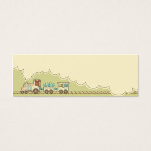 Choo Choo Train Skinny Gift Label 2 Mini Visitekaartjes