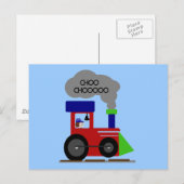 Choo Choo Train tshirts en cadeaus Briefkaart (Voorkant / Achterkant)