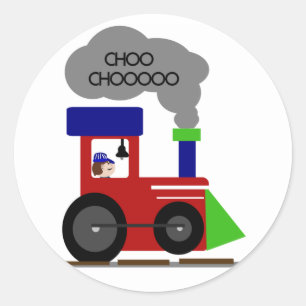 Choo Choo Train tshirts en cadeaus Ronde Sticker