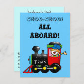 choo choo trein 3rd party kaart (Voorkant / Achterkant)