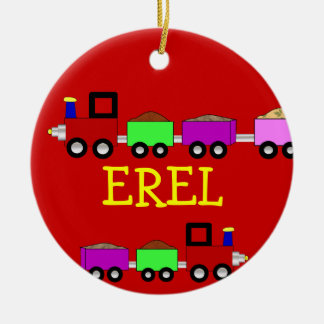 Choo Choo-trein - Gepersonaliseerde versiering van Keramisch Ornament