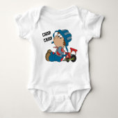 Choo, Choo, treinmachinist Romper (Voorkant)