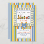 Choo Choo Uitnodiging (Voorkant / Achterkant)