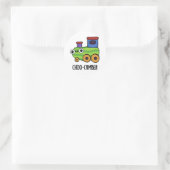 Choo-cumber Funny Cucumber Pun Ronde Sticker (Tas)