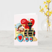 Choo Kies mij Valentijnsdag Kaart (Gele Bloem)