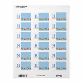ChooChoo papieren etiket (Full Sheet)