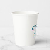 Choose Calm – Minimal Coffee Mug | Aesthetic Zen Q Papieren Bekers (Rechts)