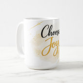 Choose Joy Inspirational Gift Mug (Devant gauche)