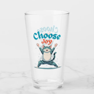 Choose Joy-Tiger Drinking Glass Glas
