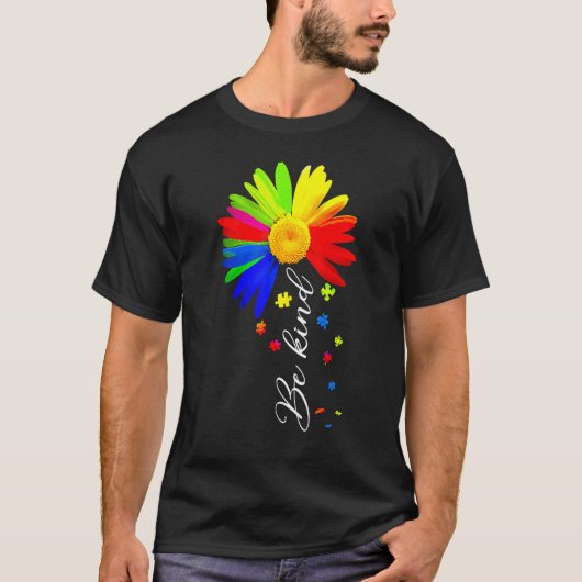 Choose Kindness Be Kind Autism Awareness Shirts Su (Voorkant)