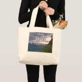 Choose Peace Large Tote Bag (Voorkant (product))