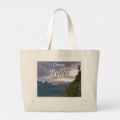 Choose Peace Large Tote Bag (Achterkant)