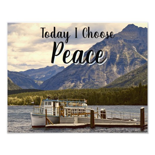 Choose Peace Photo Enlargement Foto Afdruk (Voorkant)