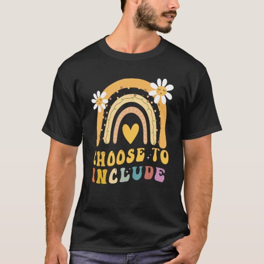 Choose to Include Autism Teacher Special Education T-shirt (Voorkant)