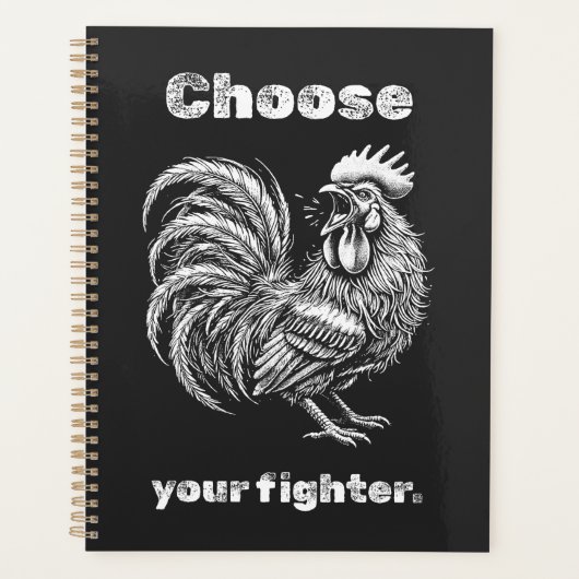 Choose Your Fighter – Demon Rooster. Planner (Voorkant)