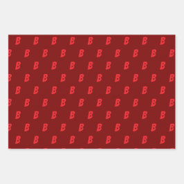 Choose Your Initial Assorted Colors Inpakpapier Vel