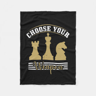Choose Your Weapon Fleece Deken