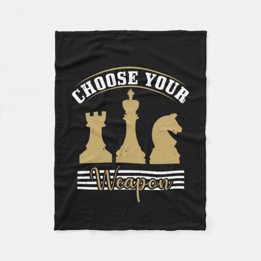 Choose Your Weapon Fleece Deken (Voorkant)
