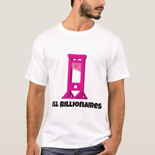 Chop Billionaires Guillotine rose T-shirt homme (Devant)