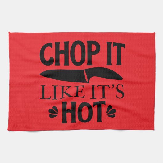 chop it like it's hot theedoek (Horizontaal)