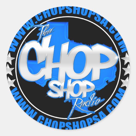 CHOP SHOP STICKERS (Voorkant)
